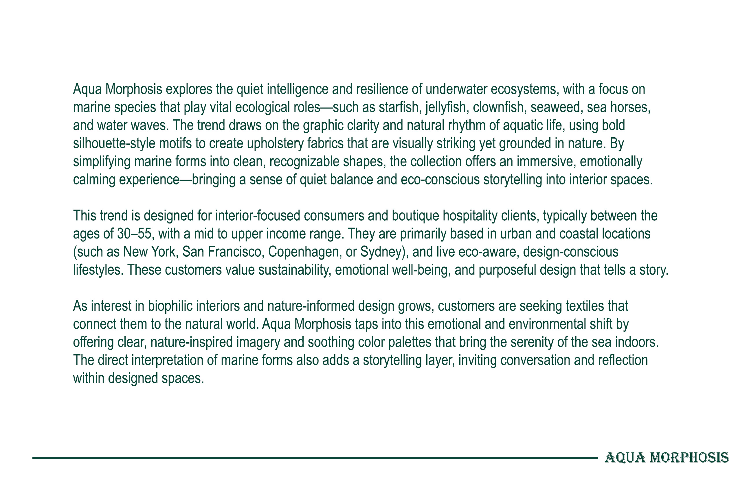 Aqua Morphosis Concept Note