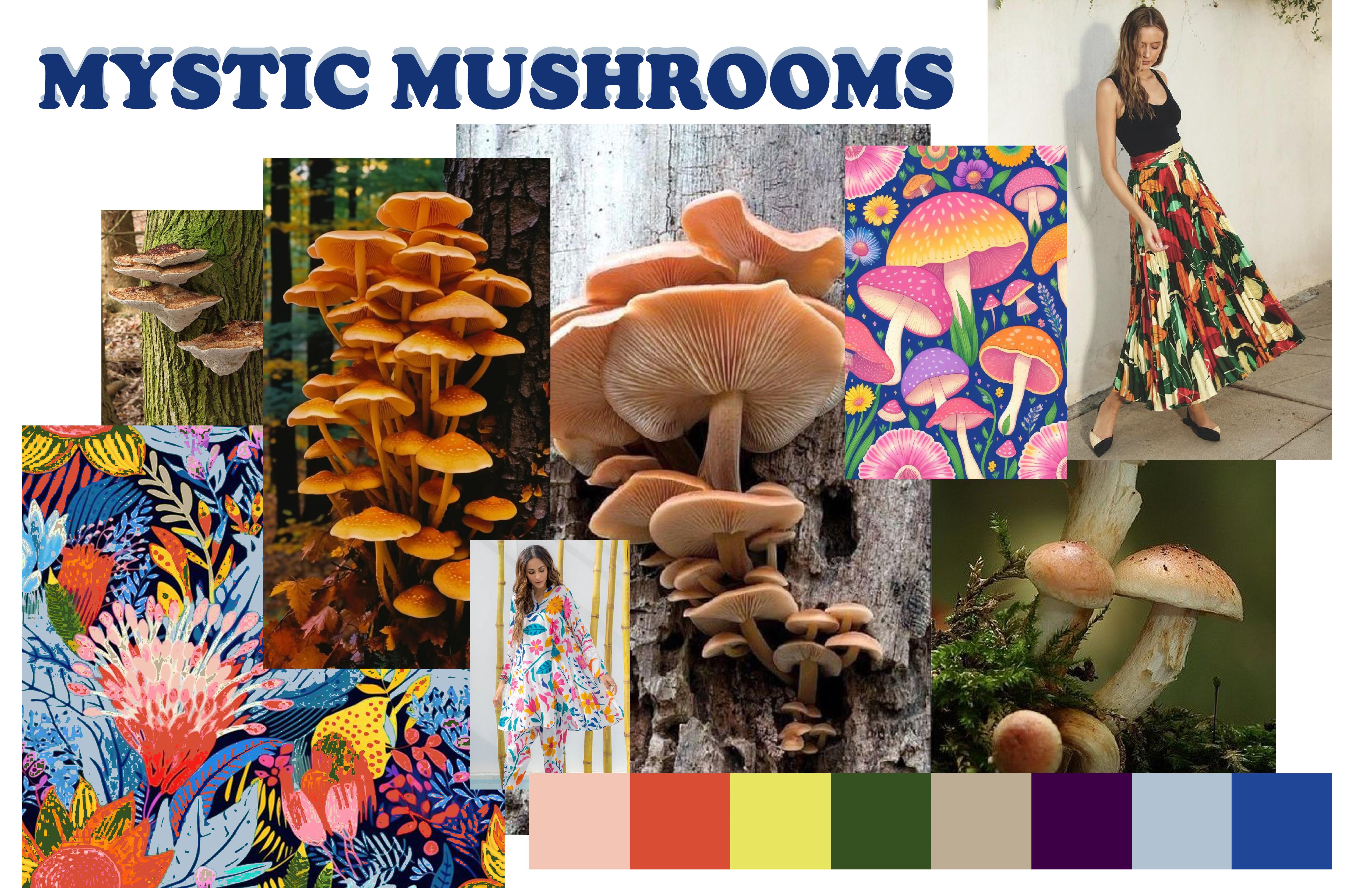 Mystic Mushroom Moodboard